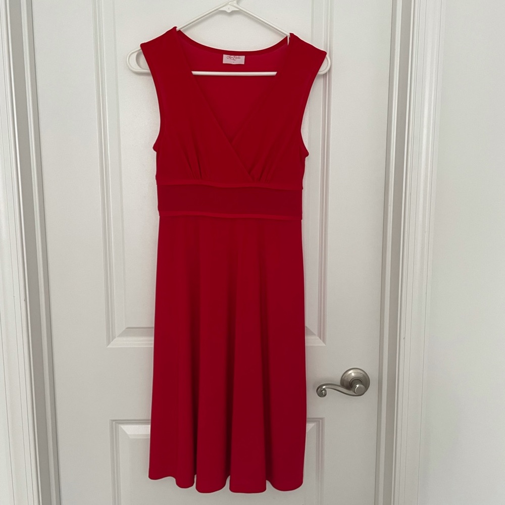Red cocktail dress size 4